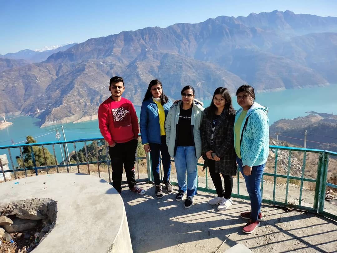 tehri lake in monsoon